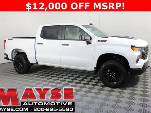 New 2026 Chevrolet Silverado 1500 Custom Trail Boss w/ Dark Appearance Package AWD/4WD image 1