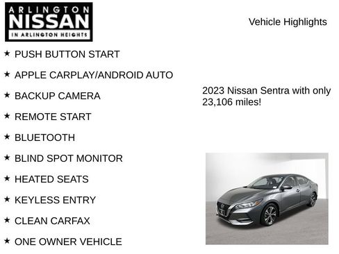 Used 2023 Nissan Sentra SV FWD image 7