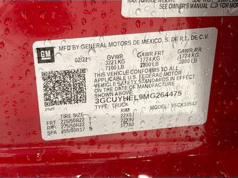 Certified 2021 Chevrolet Silverado 1500 High Country w/ Technology Package image 28