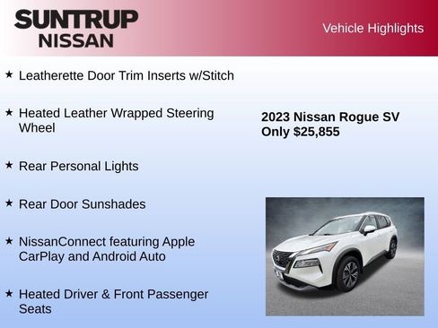 Used 2023 Nissan Rogue SV w/ SV Premium Package image 16