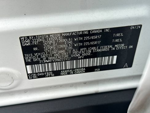 Used 2024 Toyota RAV4 LE AWD/4WD image 25