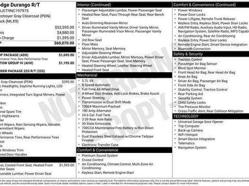 Used 2022 Dodge Durango R/T w/ Blacktop Package AWD/4WD image 32