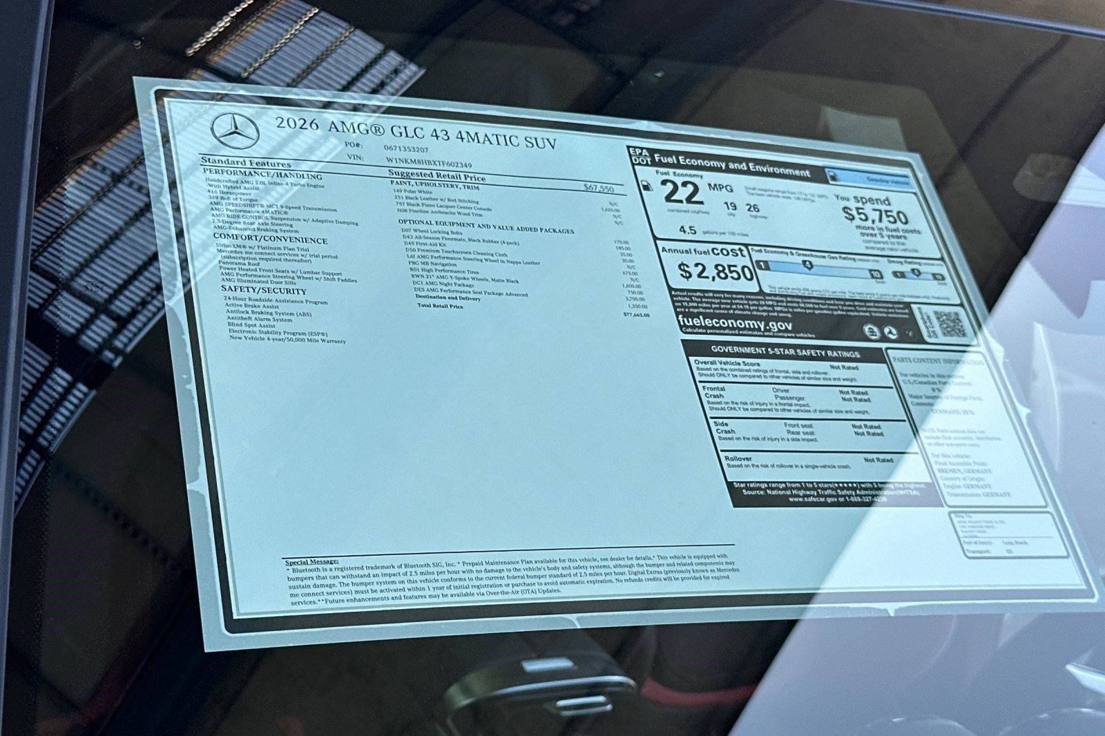 New 2026 Mercedes-Benz GLC 43 AMG 4MATIC image 30