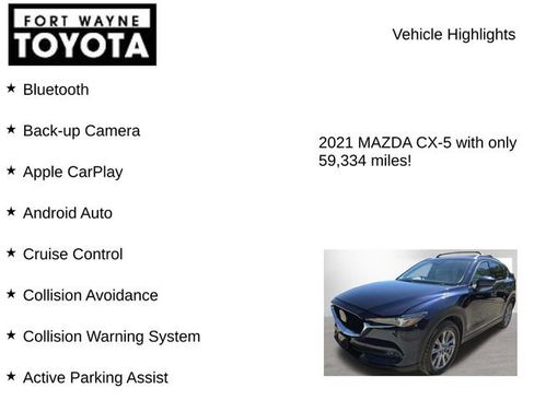 Used 2021 MAZDA CX-5 Grand Touring w/ GT Premium Package AWD/4WD image 7