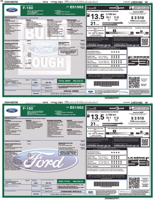 Used 2020 Ford F150 Lariat w/ Equipment Group 502A Luxury AWD/4WD image 25