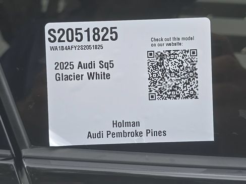 Certified 2025 Audi SQ5 Premium Plus w/ Premium Plus Package AWD/4WD image 32