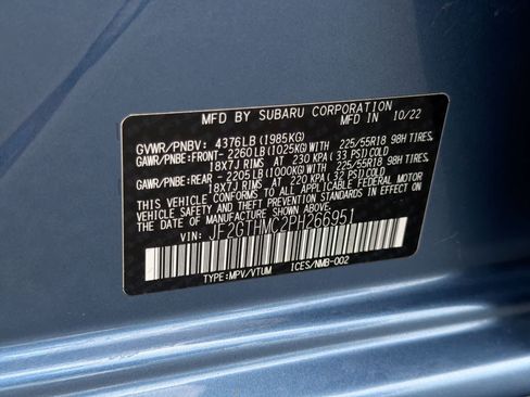 Certified 2023 Subaru Crosstrek 2.5i Limited AWD/4WD image 36