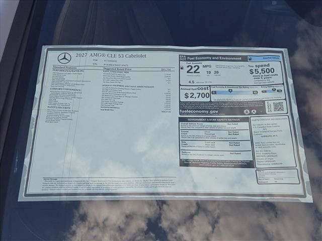 New 2027 Mercedes-Benz CLE 53 AMG 4MATIC Cabriolet image 18