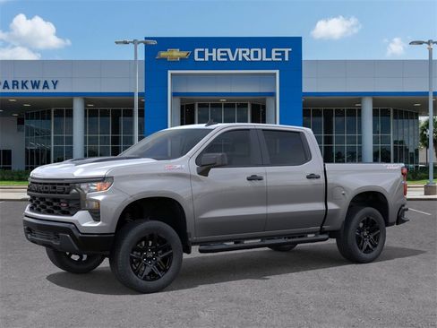 New 2025 Chevrolet Silverado 1500 Custom Trail Boss w/ Turbomax Blackout Package image 2