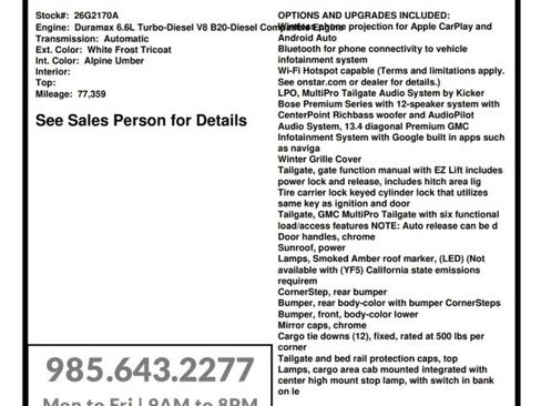 Used 2024 GMC Sierra 2500 Denali Ultimate AWD/4WD image 25