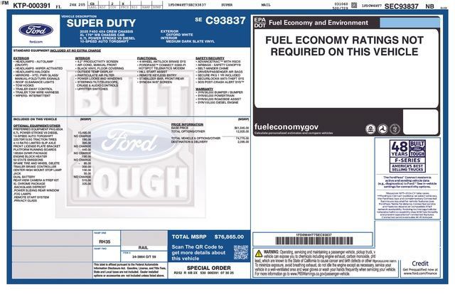 New 2025 Ford F450 XL w/ XL Chrome Package AWD/4WD image 4
