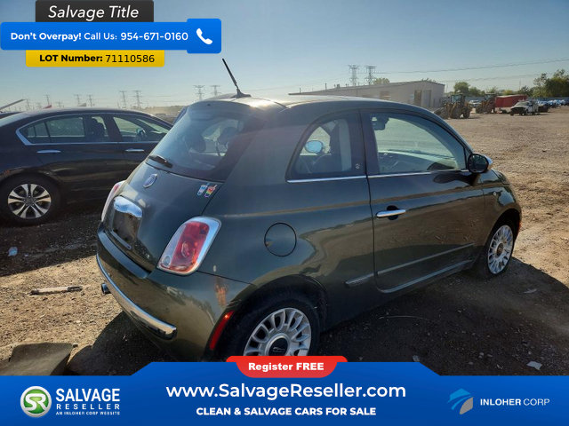 Used 2013 FIAT 500 Lounge w/ Luxury Leather Pkg FWD image 4