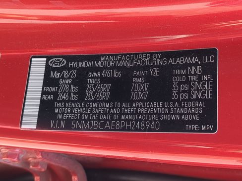 Certified 2023 Hyundai Tucson SEL AWD/4WD image 32