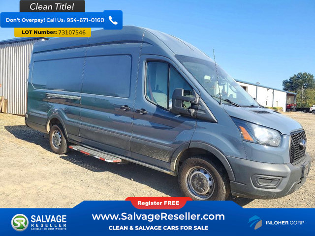 Used 2021 Ford Transit 250 148 High Roof Extended w/ Parcel Delivery Package RWD image 5