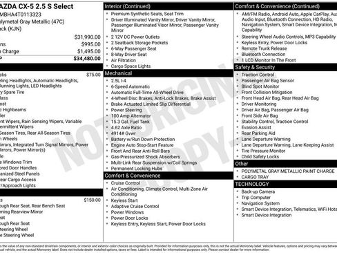New 2026 MAZDA CX-5 Select image 7