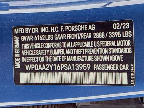 Certified 2023 Porsche Taycan RWD image 12