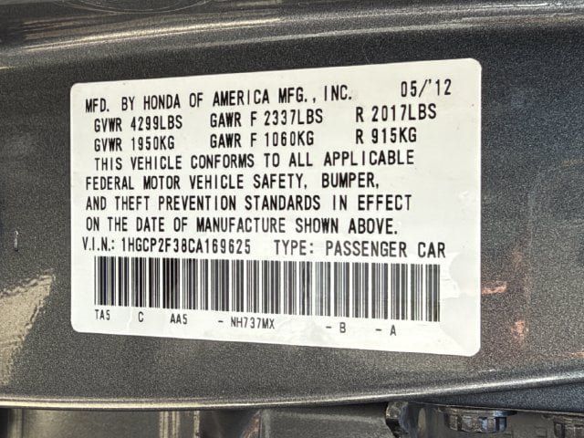 Used 2012 Honda Accord LX image 24