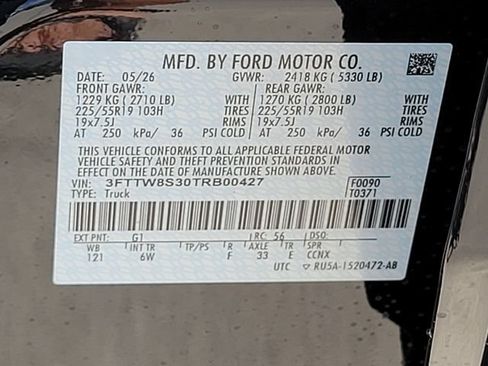 New 2026 Ford Maverick Lariat w/ Black Appearance Package AWD/4WD image 11