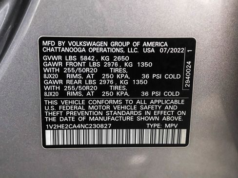 Used 2022 Volkswagen Atlas Cross Sport SE image 47