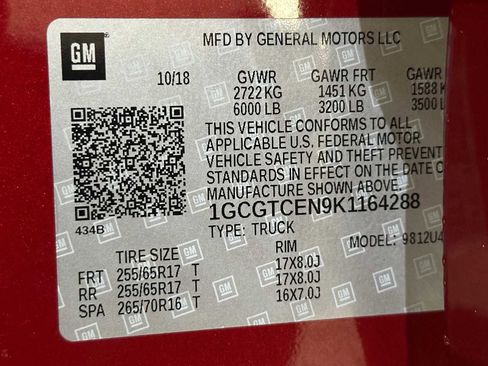 Used 2019 Chevrolet Colorado LT w/ Luxury Package, Chrome image 29