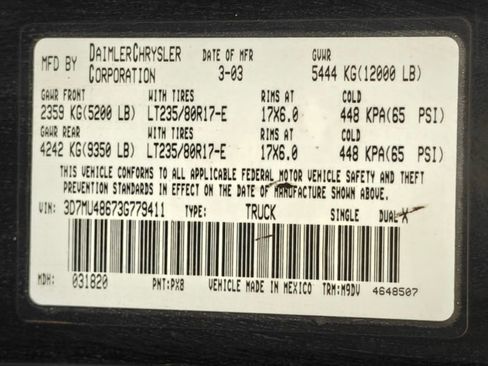 Used 2003 Dodge Ram 3500 Truck SLT image 41