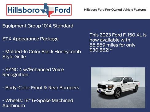 Used 2023 Ford F150 XL w/ STX Appearance Package image 3