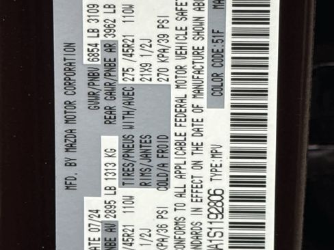 Certified 2025 MAZDA CX-90 Plug-In Hybrid w/ Premium Plus image 22