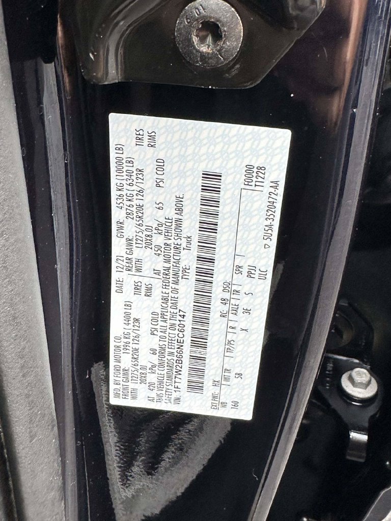 Certified 2022 Ford F250 Lariat w/ Black Appearance Package AWD/4WD image 22