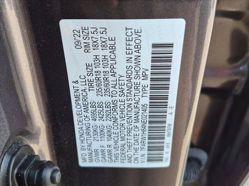 Certified 2022 Honda CR-V EX-L image 15