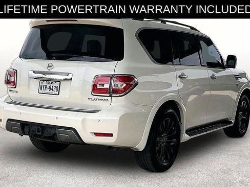 Used 2019 Nissan Armada Platinum w/ Captain's Chairs Package RWD image 2