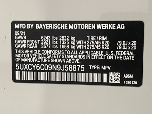 Used 2022 BMW X6 xDrive40i w/ Premium Package AWD/4WD image 25