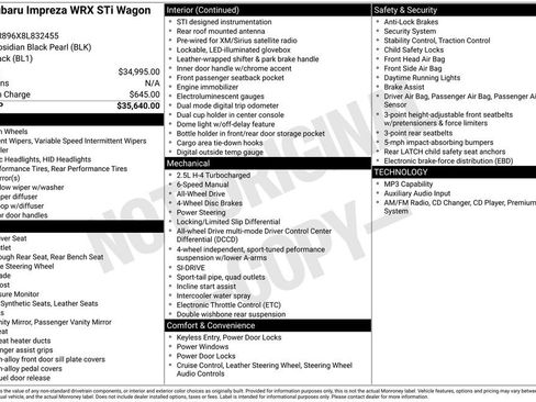 Used 2008 Subaru Impreza WRX STI image 20