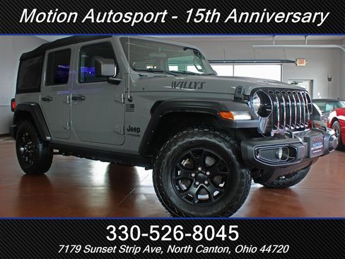 Used 2021 Jeep Wrangler Unlimited Sport AWD/4WD image 2