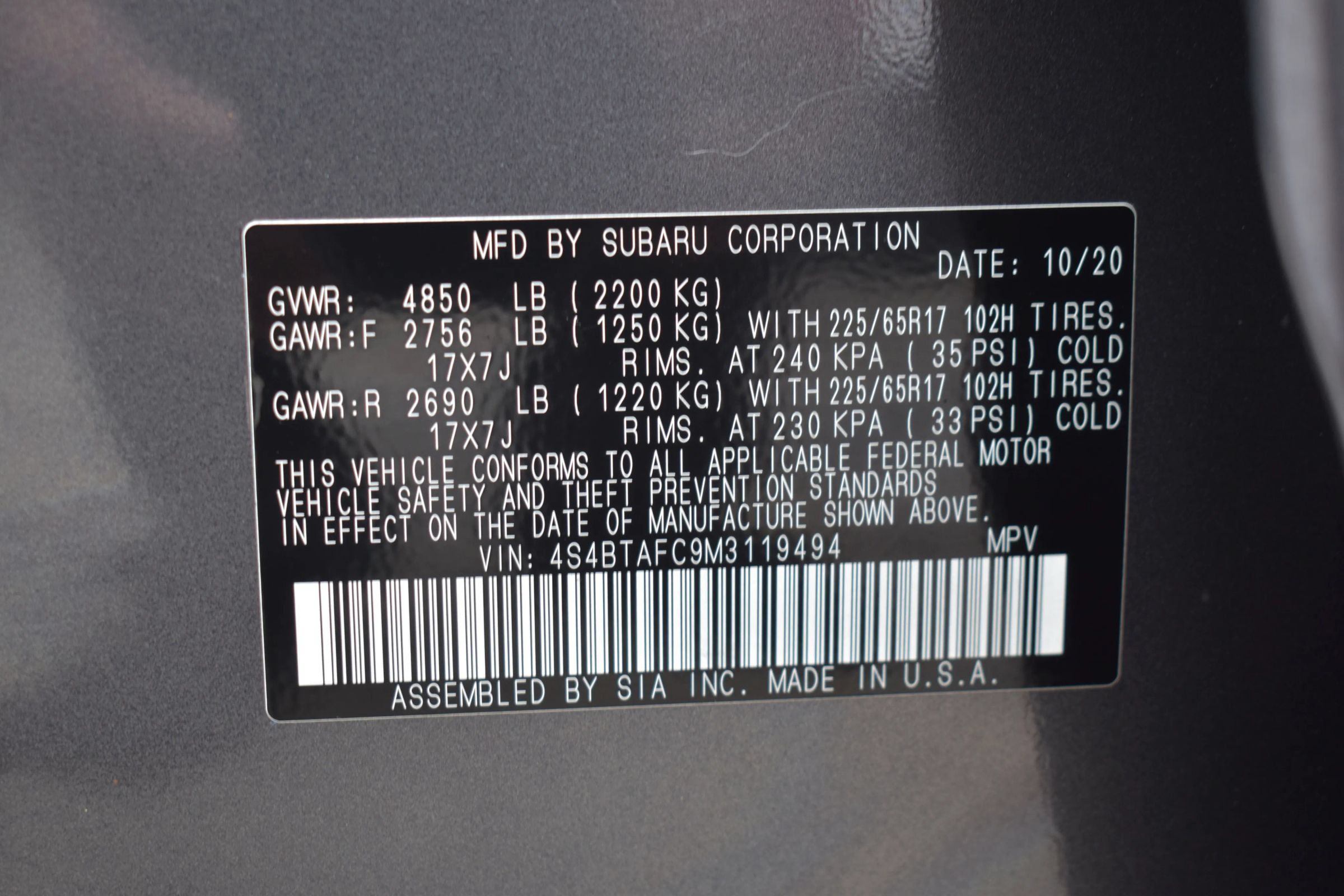 Used 2021 Subaru Outback Premium AWD/4WD image 33