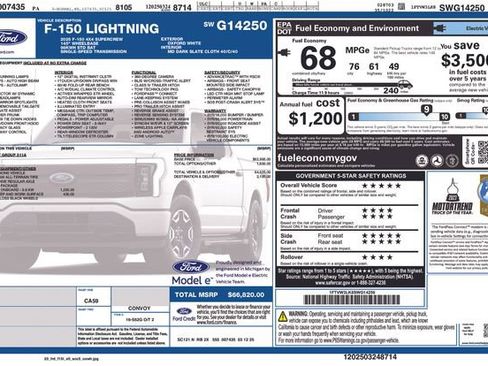 New 2025 Ford F150 Lightning XLT image 32