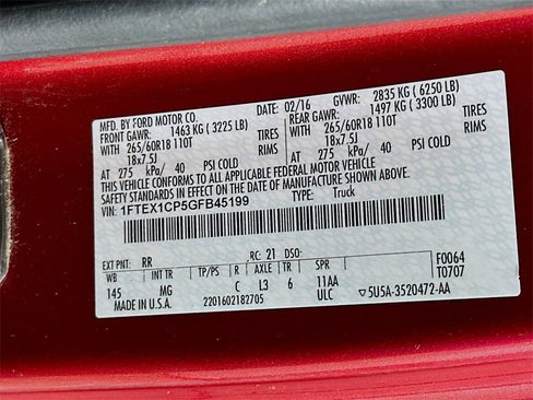 Used 2016 Ford F150 XLT w/ Equipment Group 302A Luxury image 37