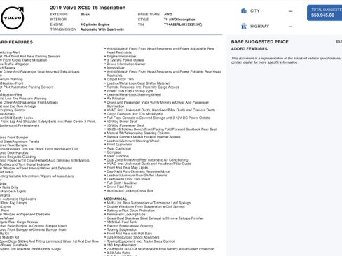 Used 2019 Volvo XC60 T6 Inscription w/ Protection Package Premier image 4