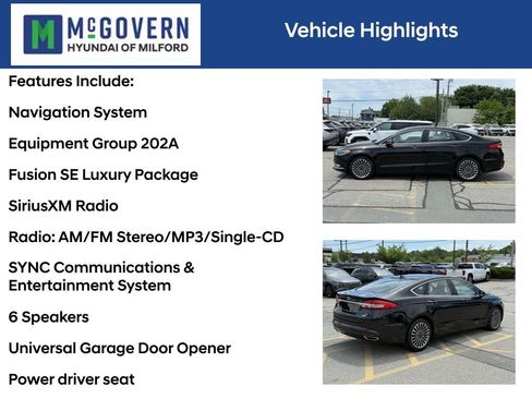 Used 2017 Ford Fusion SE w/ Equipment Group 202A AWD/4WD image 4