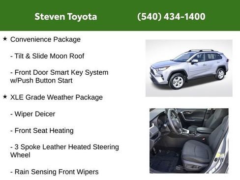 Certified 2021 Toyota RAV4 XLE w/ Convenience Package image 11