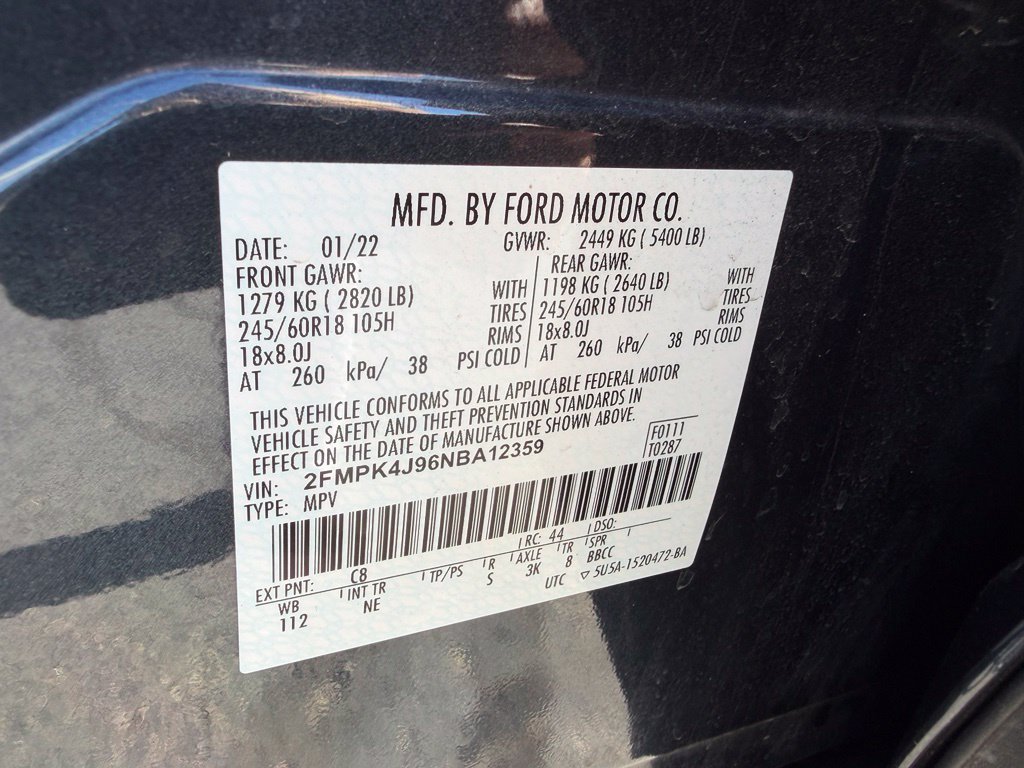 Used 2022 Ford Edge SEL w/ Sport Appearance Package AWD/4WD image 27