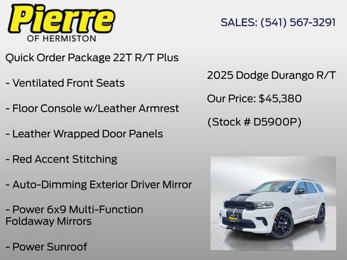 Used 2025 Dodge Durango R/T AWD/4WD image 6