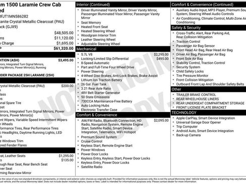 Used 2021 RAM 1500 Laramie w/ Night Edition image 37