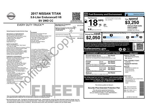 Used 2017 Nissan Titan SV RWD image 3