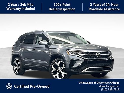 Used 2022 Volkswagen Taos SEL w/ Panoramic Sunroof Package AWD/4WD image 1