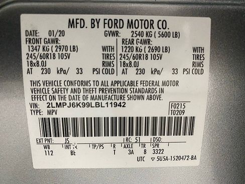 Used 2020 Lincoln Nautilus Reserve image 28