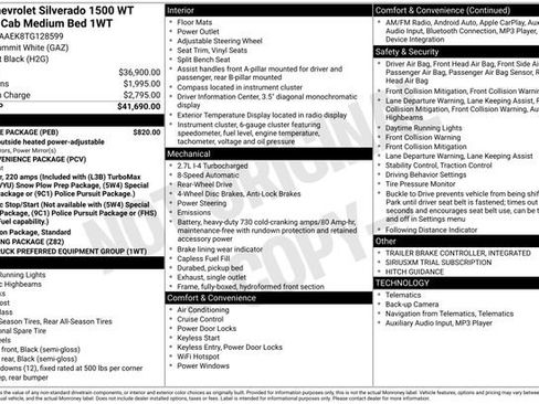 New 2026 Chevrolet Silverado 1500 W/T w/ WT Value Package image 4