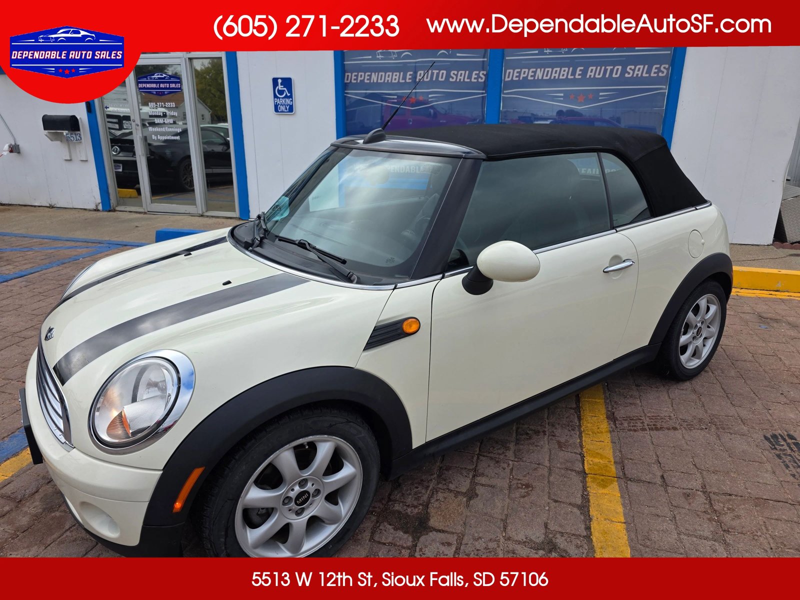 Used 2010 MINI Cooper Convertible w/ Cold Weather Pkg FWD image 1