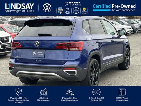 Used 2022 Volkswagen Taos SE w/ Panoramic Sunroof Package image 7