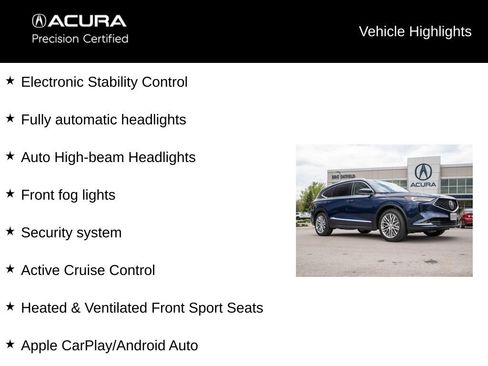 Certified 2023 Acura MDX SH-AWD w/ Advance Package image 17