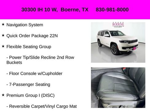 Used 2022 Jeep Wagoneer Series III w/ Premium Group I image 10